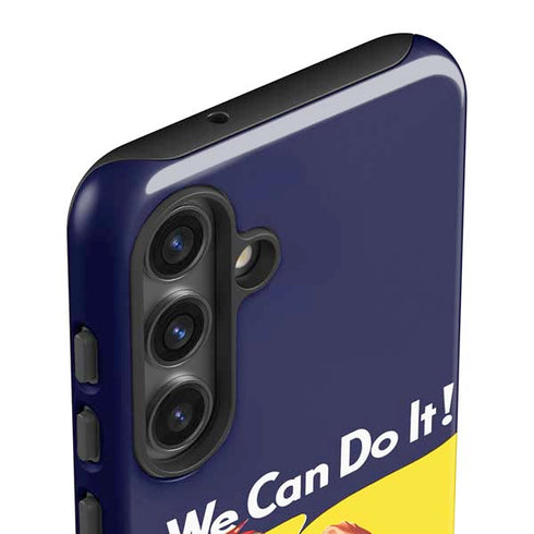 Rosie The Riveter Vintage War Poster Galaxy S24 Plus Impact Case